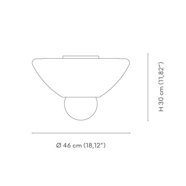 Venini Argea Ceiling Light Gold Leaf - Image 2