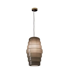 Venini Zoe Grey Pendant Light Large