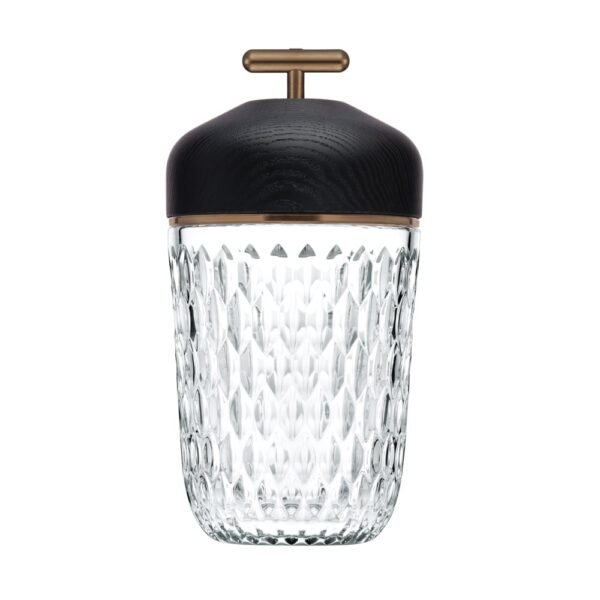 Saint-Louis Folia Portable Lamp Black Wood