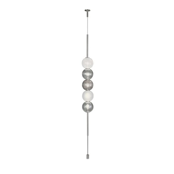 Venini Abaco 5 Sphere Suspension Light Crystal – Electrified from Ceiling
