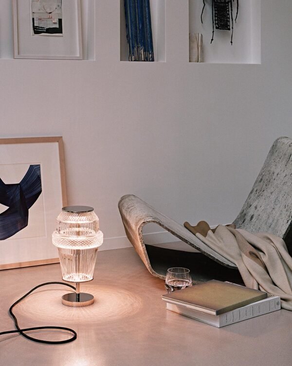 Saint-Louis Matrice Golden Finish Table Lamp - Image 3