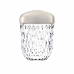 Saint-Louis Folia Mini Portable Lamp with Silver Finish
