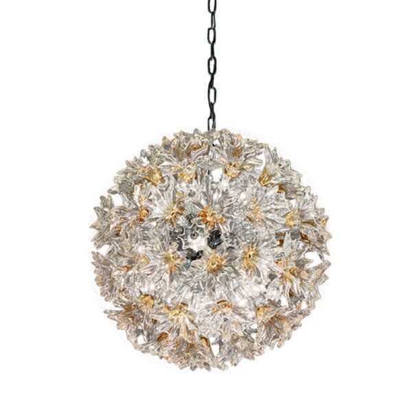 Venini Esprit Amber Yellow Chandelier Large