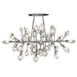 Saint-Louis Crystal Excess 20-Light Horizontal Chandelier