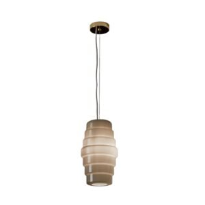 Venini Zoe Grey Pendant Light Small