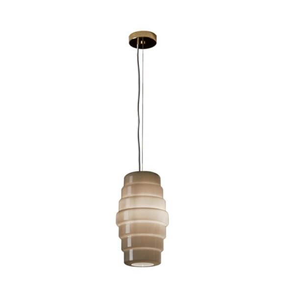 Venini Zoe Grey Pendant Light Small