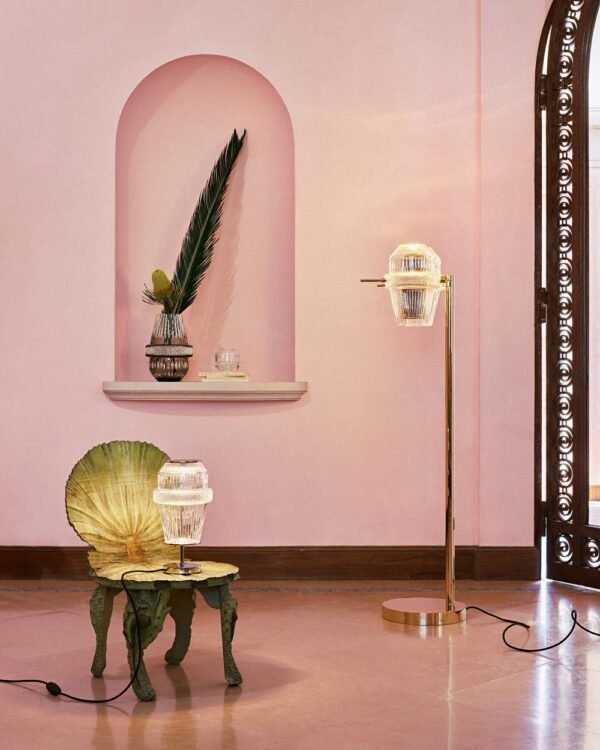 Saint-Louis Matrice Nickel-Plated Finish Floor Lamp - Image 3