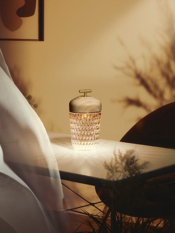 Saint-Louis Folia Portable Lamp Clear Ash - Image 3