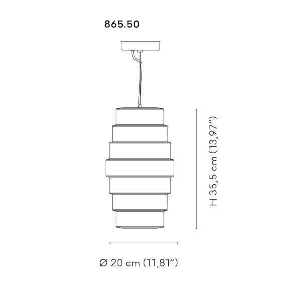Venini Zoe Grey Pendant Light Small - Image 2