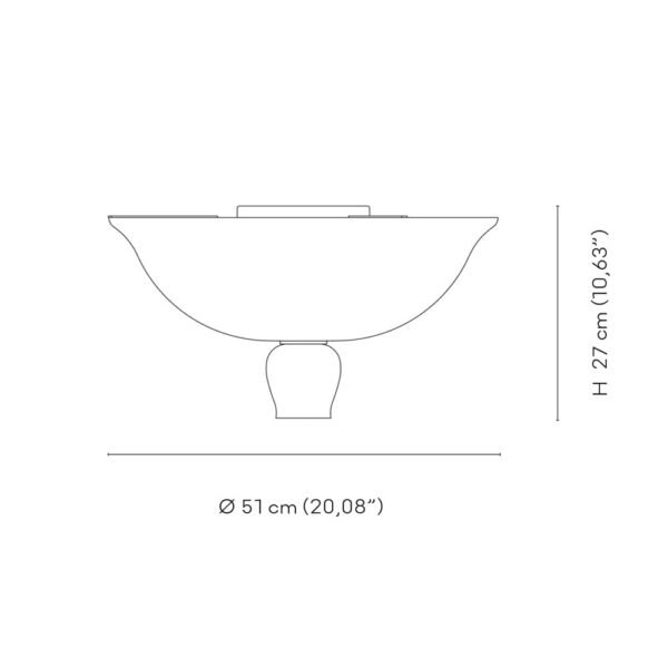 Venini Anni Trenta Ceiling Light Straw-Yellow - Image 3