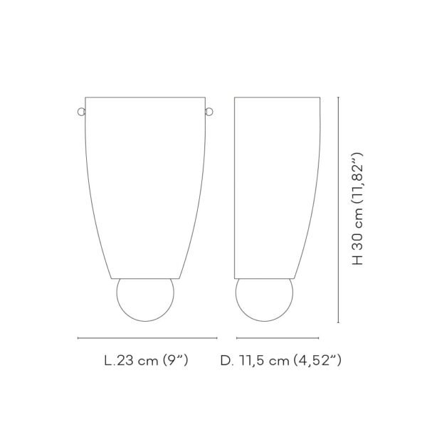 Venini Argea Wall Sconce Silver Leaf - Image 2