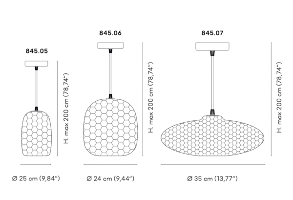 Venini Balloton Grey Ceiling Lamp Shape C - Image 3