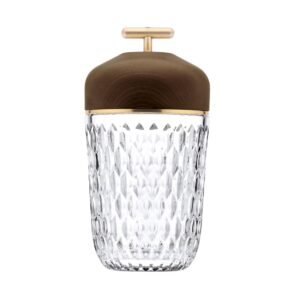 Saint-Louis Folia Portable Lamp Dark Wood