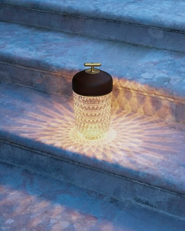 Saint-Louis Folia Portable Lamp Dark Wood - Image 2