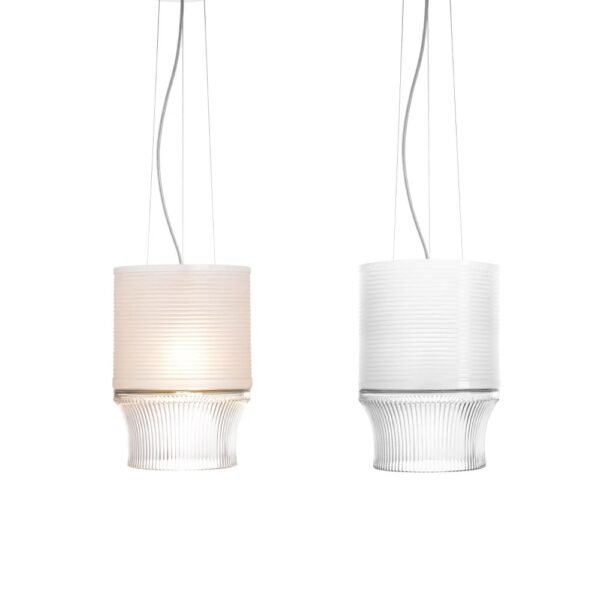 Saint-Louis Cadence Large Pendant Light with Crystal Lampshade Golden - Image 3