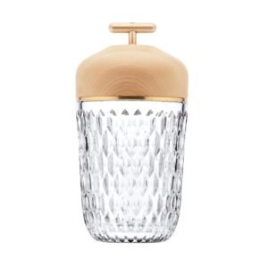 Saint-Louis Folia Portable Lamp Clear Ash