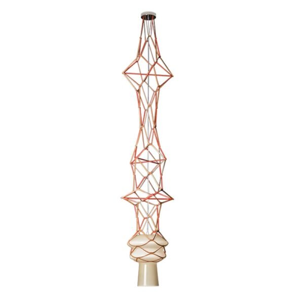 Venini Stelle Filanti Pendant Light Grey