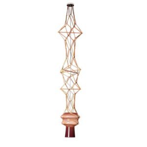 Venini Stelle Filanti Pendant Light Violet