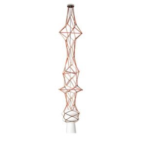 Venini Stelle Filanti Pendant Light Milk-White
